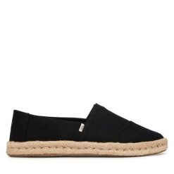 Espadryle Toms. Czarne espadryle TOMS, bez wzorów, bez obcasa. Za 319.99 zł.