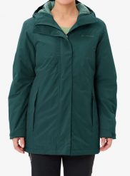 Płaszcz ocieplany damski Vaude Rosemoor Padded Parka. Zielone płaszcze Vaude, na zimę, m, bez wzorów, bez kaptura. Za 714.99 zł.