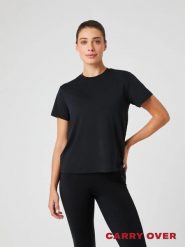 Bjorn_borg BORG SPORTS T-SHIRT z recyklowanego poliestru – BLACK BEAUTY. Czarne t-shirty sportowe Björn Borg, l, bez wzorów, bez ramiączek, na fitness i siłownię. Za 194.00 zł.