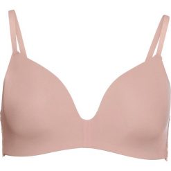 Biustonosz z usztywnianymi miseczkami bonprix różowobrązowy. Biustonosze bonprix. Za 59.99 zł.