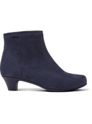 Camper Skórzane botki w kolorze granatowym rozmiar: 39. Niebieskie botki Camper, bez wzorów, eleganckie, bez obcasa, bez zapięcia. Za 347.99 zł.