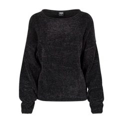 Bluza damska Urban Classic chenille. Czarne bluzy Urban Classics, xs, bez wzorów, z poliesteru, bez ramiączek, bez kaptura. Za 186.65 zł.