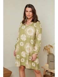 Curvy Lady Sukienka w kolorze jasnozielonym rozmiar: 40/42. Zielone sukienki Curvy Lady, bez wzorów, z wiskozy, klasyczne, bez kołnierzyka, bez ramiączek, midi. Za 88.02 zł.