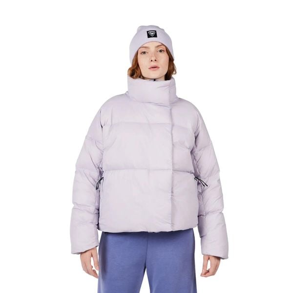 Damska kurtka puchowa Rossignol Aretu. Fioletowe kurtki Rossignol, na zimę, xl, bez wzorów, z materiału, eleganckie, bez kaptura. Za 1,037.50 zł.