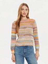 Pepe Jeans Sweter India PL702163 Kolorowy Regular Fit. Swetry Pepe Jeans, xs, bez wzorów, z jeansu, bez ramiączek. Za 119.99 zł.