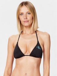 Calvin Klein Swimwear Góra od bikini KW0KW01970 Czarny. Czarne bikini Calvin Klein Swimwear, bez wzorów, z syntetyku. Za 239.99 zł.
