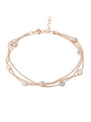 Lodie Silver Srebrna bransoletka z cyrkoniami rozmiar: onesize. Szare bransoletki Lodie Silver, z cyrkonią, srebrne. Za 81.45 zł.