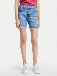 Gap Szorty jeansowe 404650-00 Niebieski Loose Fit. Niebieskie szorty GAP, bez wzorów, z bawełny. Za 119.99 zł.