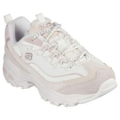 Tenisówki Skechers Model Dlites - Cold Days Kolor Beżowy. Brązowe trampki Skechers, bez wzorów, ze skóry, casualowe, bez zapięcia. Za 359.99 zł.