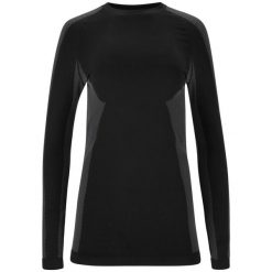 Damska koszulka termoaktywna SOS Kalmar. Czarne bielizna termoaktywna damska SOS, bez wzorów, bez ramiączek, narciarskie. Za 193.00 zł.