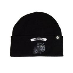Czapka zimowa beanie Goorin Bros. Soft Rock Panther 107-1796-BLK. Czarne czapki zimowe Goorin Bros, bez wzorów, rockowe. Za 169.00 zł.