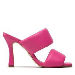 Klapki Eva Longoria. Czerwone klapki Eva Longoria, bez wzorów, bez obcasa, bez zapięcia. Za 429.99 zł.