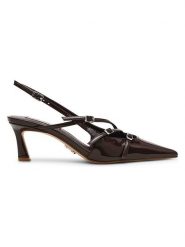 Steve Madden Czółenka w kolorze brązowym rozmiar: 41. Brązowe czółenka Steve Madden, bez wzorów, klasyczne, bez obcasa, na szpilce, bez zapięcia. Za 274.95 zł.