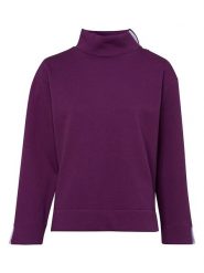 Zero Bluza w kolorze fioletowym rozmiar: 36. Różowe bluzy zero, bez wzorów, z bawełny, bez kaptura. Za 110.29 zł.