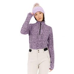 Damski polar 1/4 zip Protest Esher. Fioletowe bluzy z polaru Protest, bez wzorów, z polaru. Za 241.00 zł.