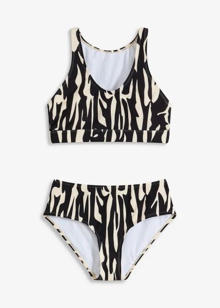 Bikini bustier (komplet 2 cz.). Zielone bikini bonprix, bez wzorów. Za 117.99 zł.