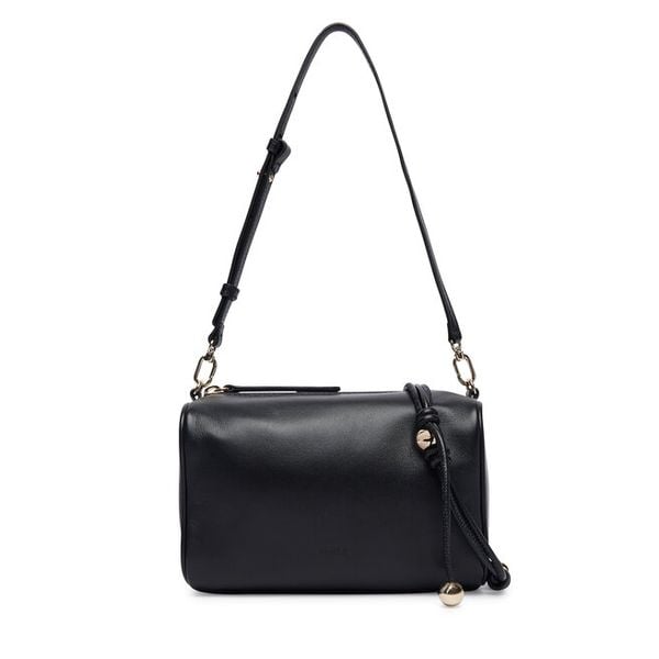 Torebka Furla. Czarne listonoszki Furla, bez wzorów, bez dodatków. Za 1,259.00 zł.