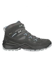 LOWA Buty turystyczne "Sirkos Evo GTX Mid Ws" w kolorze antracytowym rozmiar: 40. Czarne buty trekkingowe Lowa, bez wzorów, z gore-texu, bez zapięcia, outdoorowe, gore-tex. Za 630.99 zł.