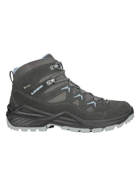LOWA Buty turystyczne "Sirkos Evo GTX Mid Ws" w kolorze antracytowym rozmiar: 40. Czarne buty trekkingowe Lowa, z gore-texu, bez zapięcia. Za 630.99 zł.