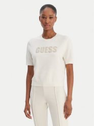 Guess Sweter W6RR47 Z2NQ2 Écru Regular Fit. Swetry Guess, m, z aplikacjami, z wiskozy, bez ramiączek. Za 299.99 zł.