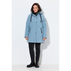 Damskie Kurtka funkcyjna HYPRAR wodoodporna kaptur. Niebieskie kurtki Ulla Popken, plus size, bez wzorów, z materiału, bez kaptura. Za 799.99 zł.