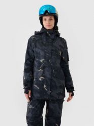 4F Kurtka snowboardowa membrana 10000 damska - multikolor XXL. Kurtki narciarskie 4f, na zimę, m, bez wzorów, z dzianiny, z kapturem, narciarskie. Za 799.99 zł.
