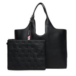 Torebka KARL LAGERFELD. Czarne torebki klasyczne KARL LAGERFELD, bez wzorów, klasyczne, bez dodatków. Za 769.99 zł.