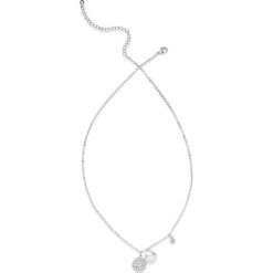 Łańcuszek z kryształami Swarovskiego® bonprix srebrny kolor rodowany. Łańcuszki marki bonprix. Za 59.99 zł.