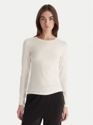 Hunkemöller Bluzka Soft 302728 Biały Slim Fit. Białe bluzki Hunkemöller, l, bez wzorów, z bawełny, bez kołnierzyka, bez ramiączek. Za 89.99 zł.