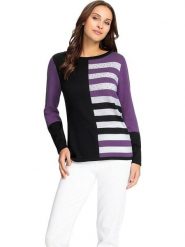 WITT WEIDEN Sweter w kolorze fioletowym rozmiar: 40. Różowe swetry WITT WEIDEN, bez wzorów, ze splotem, bez ramiączek. Za 118.56 zł.