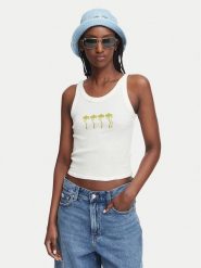 Billabong Top Day Trip EBJZT00456 Kremowy Regular Fit. Białe topy Billabong, l, bez wzorów, z bawełny, bez kołnierzyka, bez ramiączek. Za 159.99 zł.