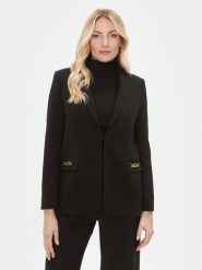 TWINSET Marynarka 232TT2190 Czarny Regular Fit. Czarne marynarki i żakiety Twinset, bez wzorów, z syntetyku, bez ramiączek. Za 1,369.00 zł.