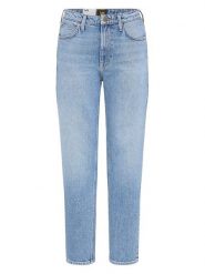 Lee Dżinsy - Tapered fit - w kolorze błękitnym rozmiar: W30/L33. Niebieskie jeansy Lee, l, z aplikacjami, klasyczne, z podwyższonym stanem. Za 118.56 zł.
