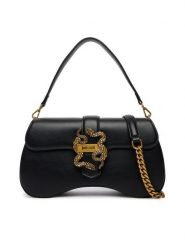 Just Cavalli Torebka 80RA4BA1 ZSA89 Czarny. Czarne torebki klasyczne Just Cavalli, bez wzorów, ze skóry, bez dodatków. Za 939.99 zł.