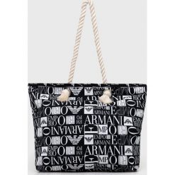 Emporio Armani Underwear torebka kolor czarny. Czarne walizki Emporio Armani Underwear. W wyprzedaży za 479.99 zł.