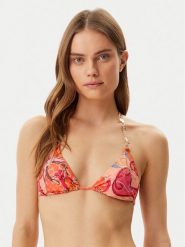 Guess Góra od bikini E5GJ19 KCR12 Pomarańczowy. Brązowe bikini Guess, z aplikacjami, z syntetyku. Za 229.99 zł.