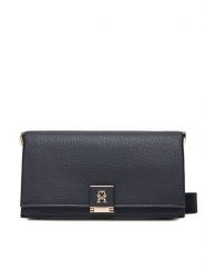 Tommy Hilfiger Torebka Th Her Mini Crossover Corp AW0AW17678 Granatowy. Niebieskie listonoszki Tommy Hilfiger, bez wzorów, ze skóry, bez dodatków. Za 459.99 zł.