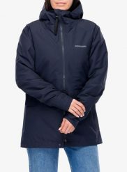 Kurtka przeciwdeszczowa damska Didriksons Gila Parka. Niebieskie kurtki Didriksons, m, bez wzorów, z materiału, bez kaptura. Za 758.99 zł.
