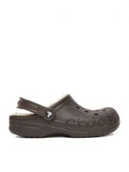 Crocs Klapki C-BAYA LINED CLOG 205969-206 Brązowy. Brązowe klapki Crocs, bez wzorów, z tworzywa sztucznego, bez obcasa, bez zapięcia. Za 149.99 zł.
