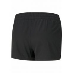 Damskie szorty treningowe Performance Woven 3" PUMA Black. Czarne szorty sportowe Puma, bez wzorów, na fitness i siłownię. Za 119.00 zł.