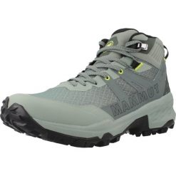 Buty turystyczne damskie Mammut Sertig II Mid GTX. Zielone buty trekkingowe Mammut, bez zapięcia. Za 443.99 zł.