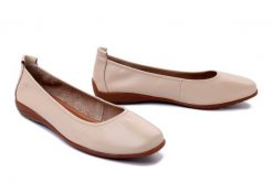 JOSEF SEIBEL 74801 133 220 Fenja 01 sand, baleriny damskie. Brązowe baleriny Josef Seibel, bez wzorów, ze skóry, bez obcasa, bez zapięcia. Za 359.90 zł.