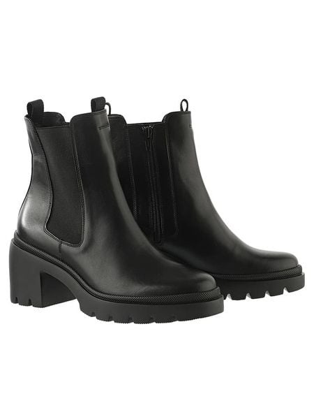 Högl Skórzane botki "Thea" w kolorze czarnym rozmiar: 37,5. Czarne botki Högl, bez wzorów, eleganckie, bez obcasa, bez zapięcia. Za 264.15 zł.