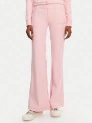 Juicy Couture Spodnie dresowe Active JCSML125403 Różowy Flared Leg. Czerwone spodnie dresowe Juicy Couture, bez wzorów, z dresówki. Za 219.99 zł.