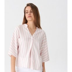 Bluzka z kontrafałdą - Różowy. Bluzki House. W wyprzedaży za 29.99 zł.