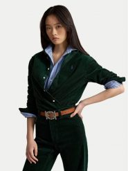 Polo Ralph Lauren Koszula 211A93203011 Zielony Regular Fit. Zielone koszule Polo Ralph Lauren, xl, bez wzorów, z bawełny, bez kołnierzyka, bez ramiączek. Za 859.99 zł.