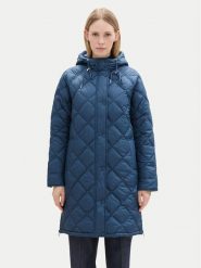 Tom Tailor Parka 1041488 Granatowy Regular Fit. Niebieskie płaszcze Tom Tailor, xs, bez wzorów, z syntetyku, bez kaptura. Za 189.99 zł.