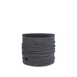 Komin z wełny merino Merino Fleece. Szare szaliki i kominy Buff, bez wzorów, z elastanu. Za 137.49 zł.