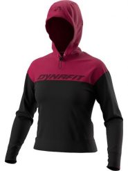 DYNAFIT Bluza funkcyjna w kolorze czarno-fioletowym rozmiar: S. Czarne bluzy Dynafit, s, bez wzorów, z materiału, bez ramiączek, z kapturem. Za 225.05 zł.