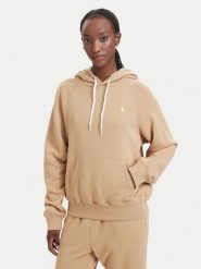 Polo Ralph Lauren Bluza 211971691504 Beżowy ciemny Regular Fit. Brązowe bluzy Polo Ralph Lauren, xxl, bez wzorów, z bawełny, bez ramiączek, bez kaptura. Za 859.99 zł.